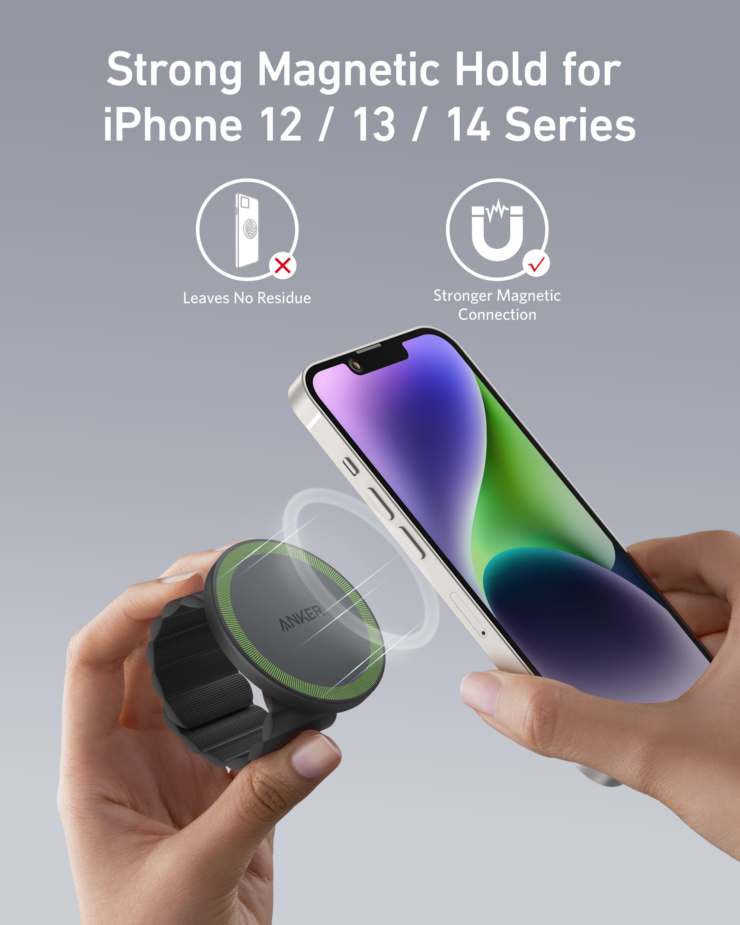 Anker 620 MagGo phone grip and stand official product image