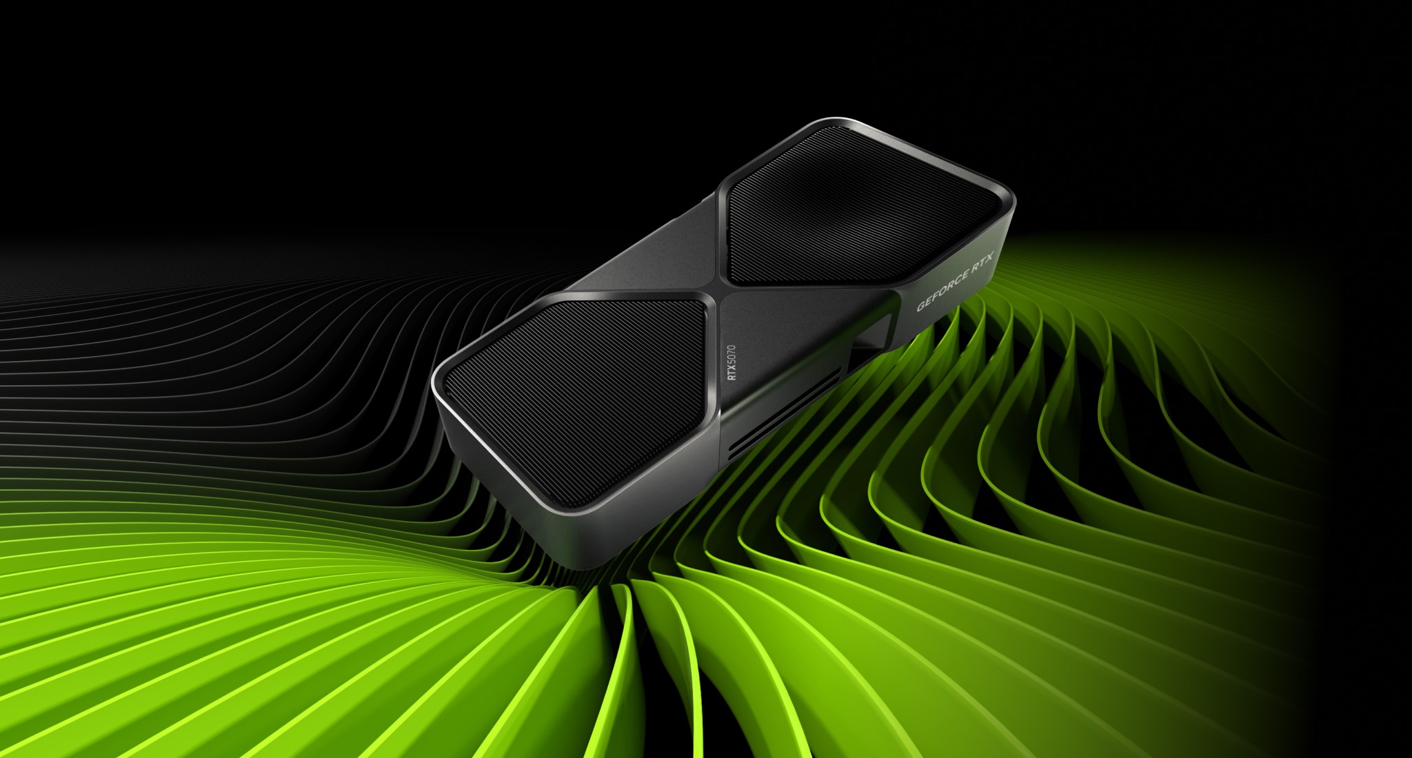 NVIDIA GeForce RTX 5070 graphics card official product image