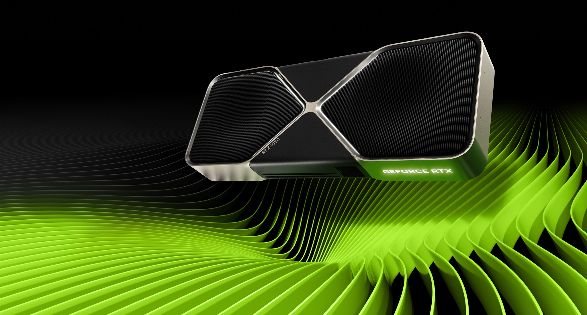 NVIDIA GeForce RTX 5080 graphics card official product image